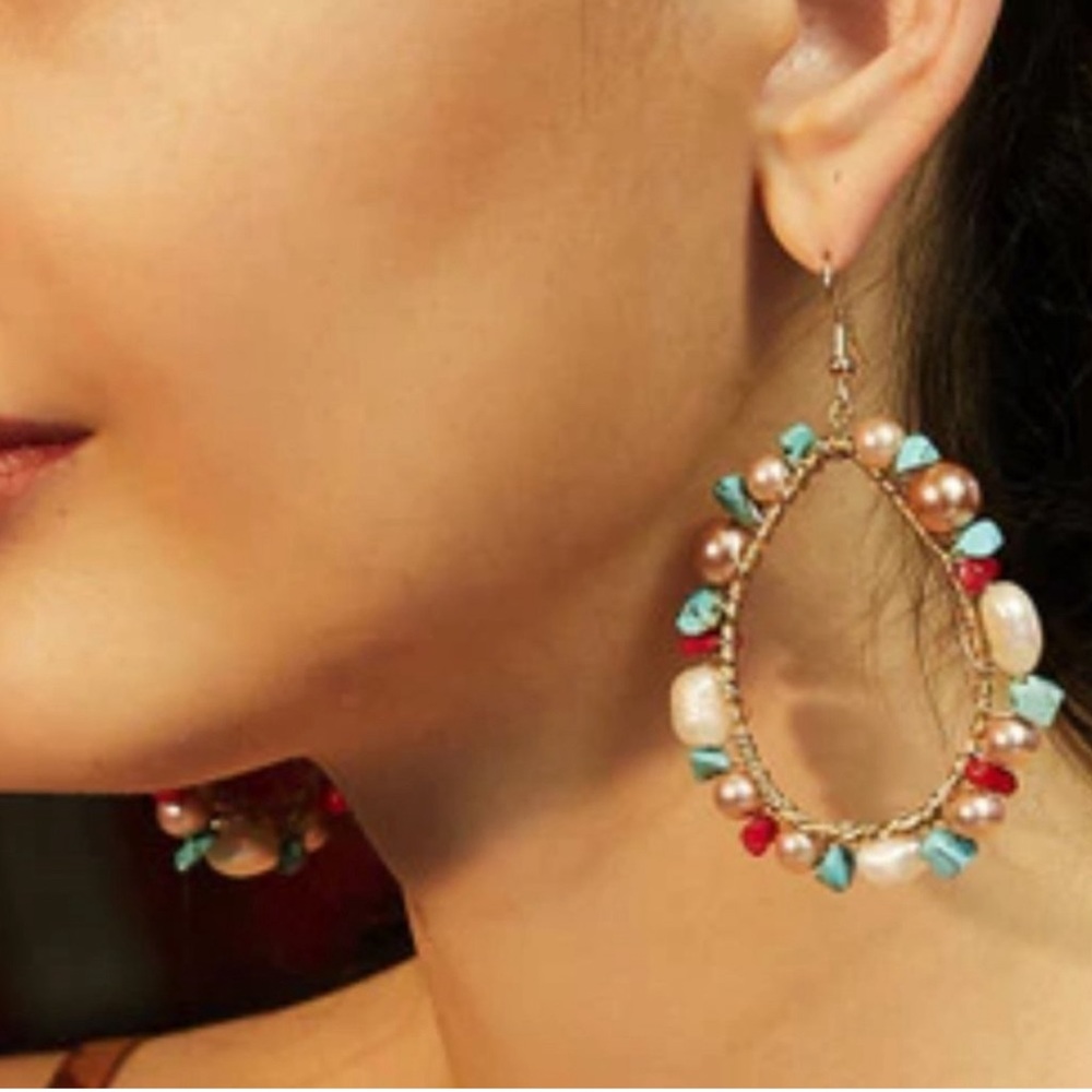 NWT! Freshwater Pearl Drop Earring